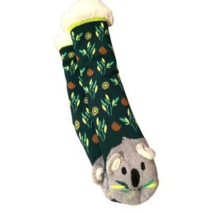Koala bear slipper socks